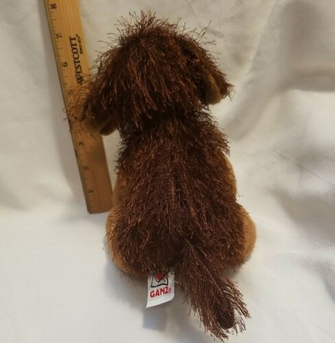 Ganz Webkinz Brown Dog 9" Plush Puppy Shaggy Stuffed Animal Toy HM195 NO CODE - Picture 5 of 8