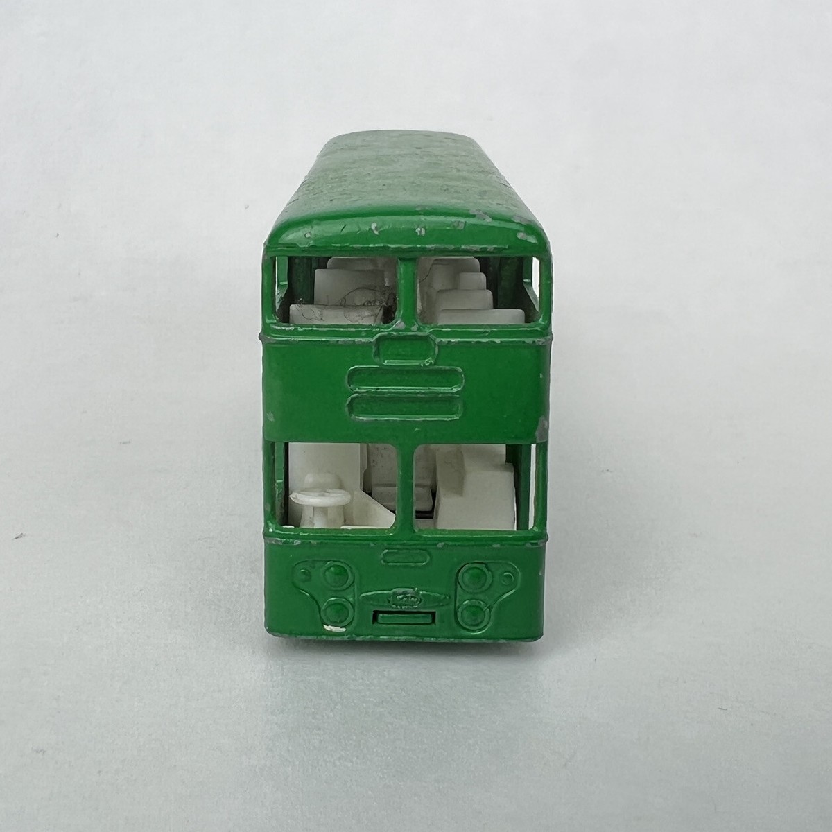 Vintage Lesney Matchbox 74 Daimler Double Decker Bus Green ESSO