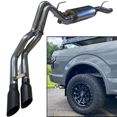 2015-2025 Ford F-150 Exhaust System, American Made Stainless 5.0L, 3.5L, 2.7L