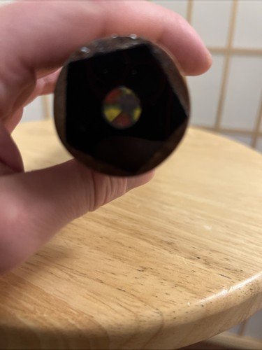 Homemade Kaleidoscope Wooden Stained Glass Flower Spinning *CLEAN* Free Shipping - Picture 7 of 14