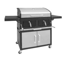Landmann Grand XXL Broiler - Charcoal BBQ Grill - Silver 10293