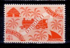 1943 Cote des Somalis -  Y & T N° 244 Neuf ** SANS CHARNIERE