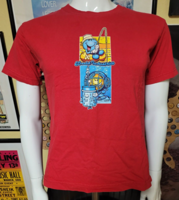 VTG 90s World Industries Skateboards Flameboy Wet Willie T Shirt
