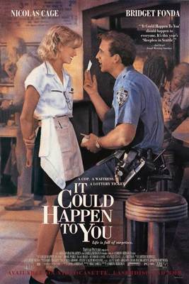 IT COULD HAPPEN TO YOU Movie POSTER 11x17 Bridget Fonda Nicolas Cage Rosie Perez