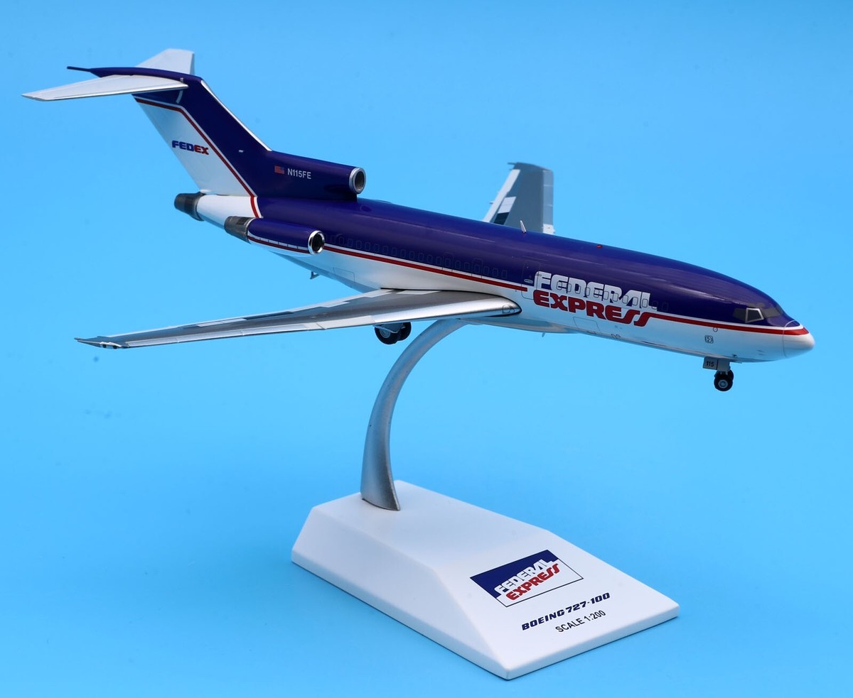 JC Wings 航空機模型 JC Wings モデルプレーン 1/400 727-200 90708 フェデックス Fedex 飛行機 JC Wings 航空機模型 JC Wings モデルプレーン 1/400 727-200
