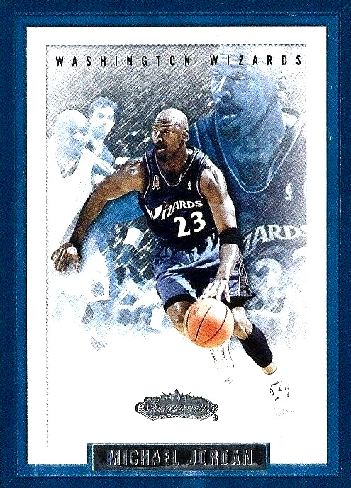 2002-03 LIMITED FLEER MICHAEL JORDAN WIZARDS SHOWCASE #1 BASKETBALL CARD