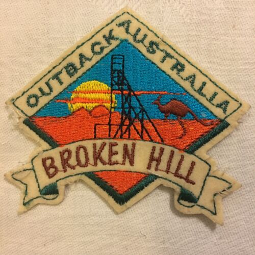 Outback Australien Aufnäher Vintage selten bestickt Sammlerstück Souvenir - Bild 1 von 2