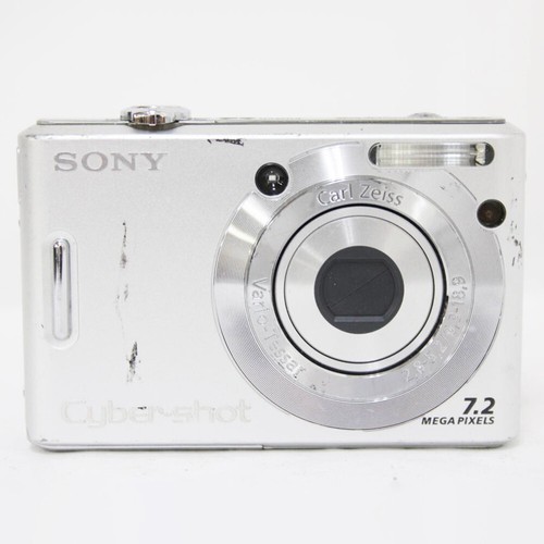SONY Cyber-shot DSC-W35 7.2MP Silver DigitalCamera W/ Battery Charger From Japan - Picture 3 of 8