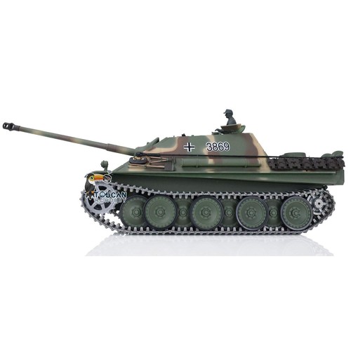 On Sale 1/16 Heng Long 3869 Jagdpanther Main Battle 7.0 RC Tank RTR Metal Tracks - Picture 9 of 12