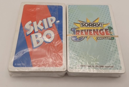 Vintage SKIP BO And 2009 Sorry Revenge Card Game EBay
