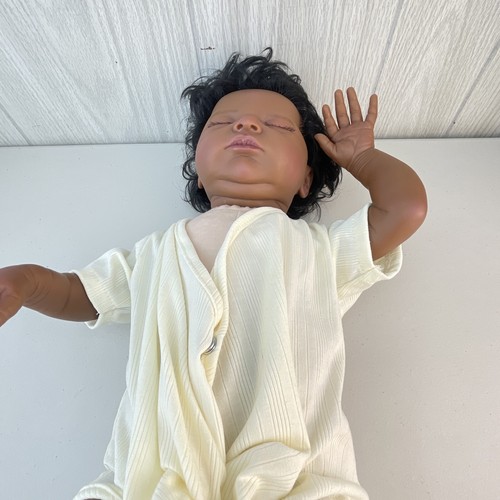 Bonnie Brown 19" Hyper Realistic Vinyl & Fabric Soft Body Baby Doll AA Ethnic - Picture 23 of 24