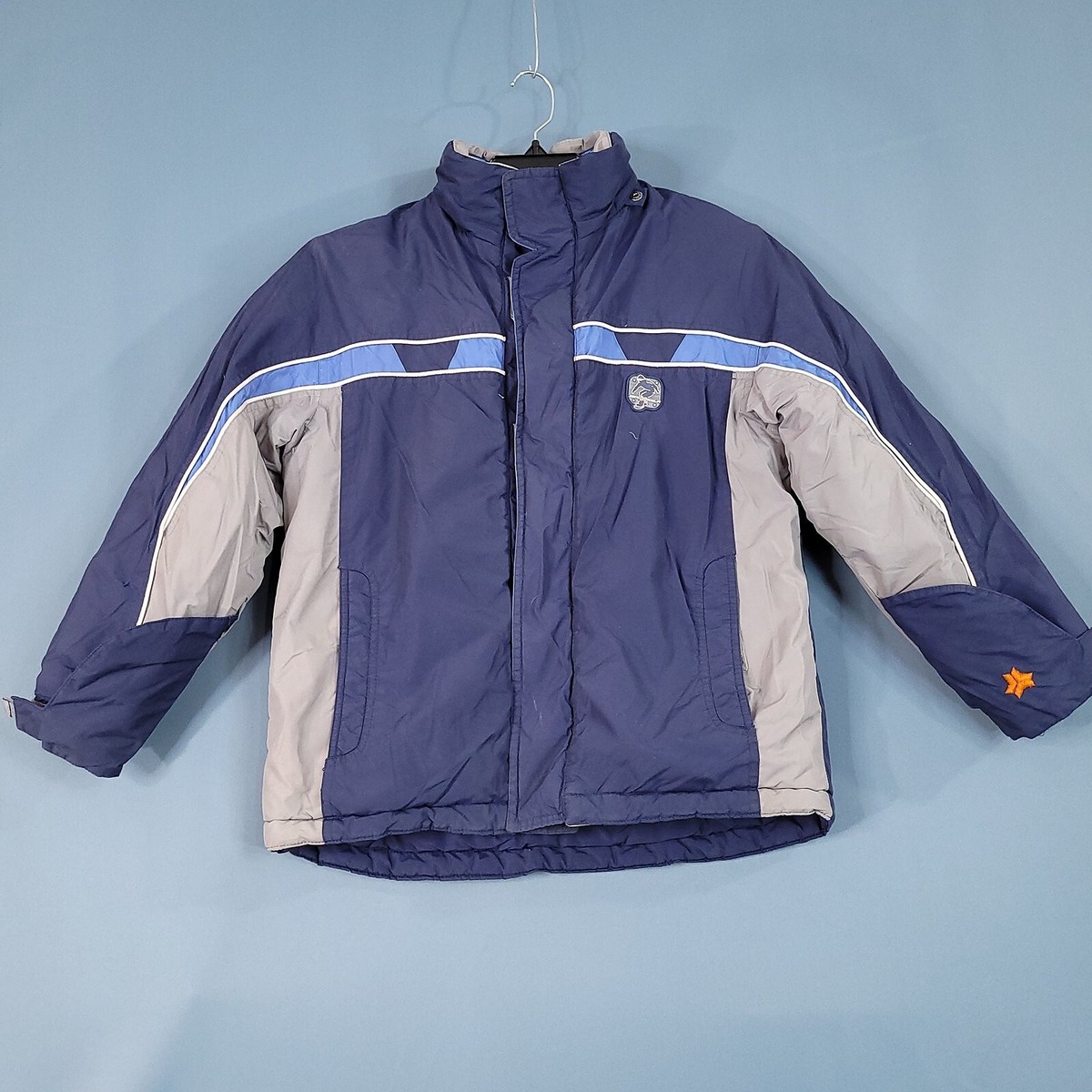 Zero Xposur Activewear Men's Skate Snow Jacket Insulated Blue Size