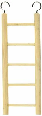 Living World Wooden Ladder Small Animal Toy, 5 Steps