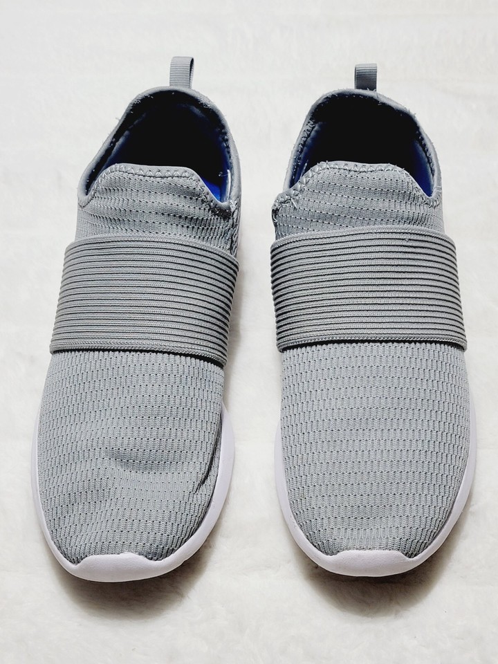 Athletic Works Men's Grey Easy SlipOn Athletic Sneakers Shoes Size 10