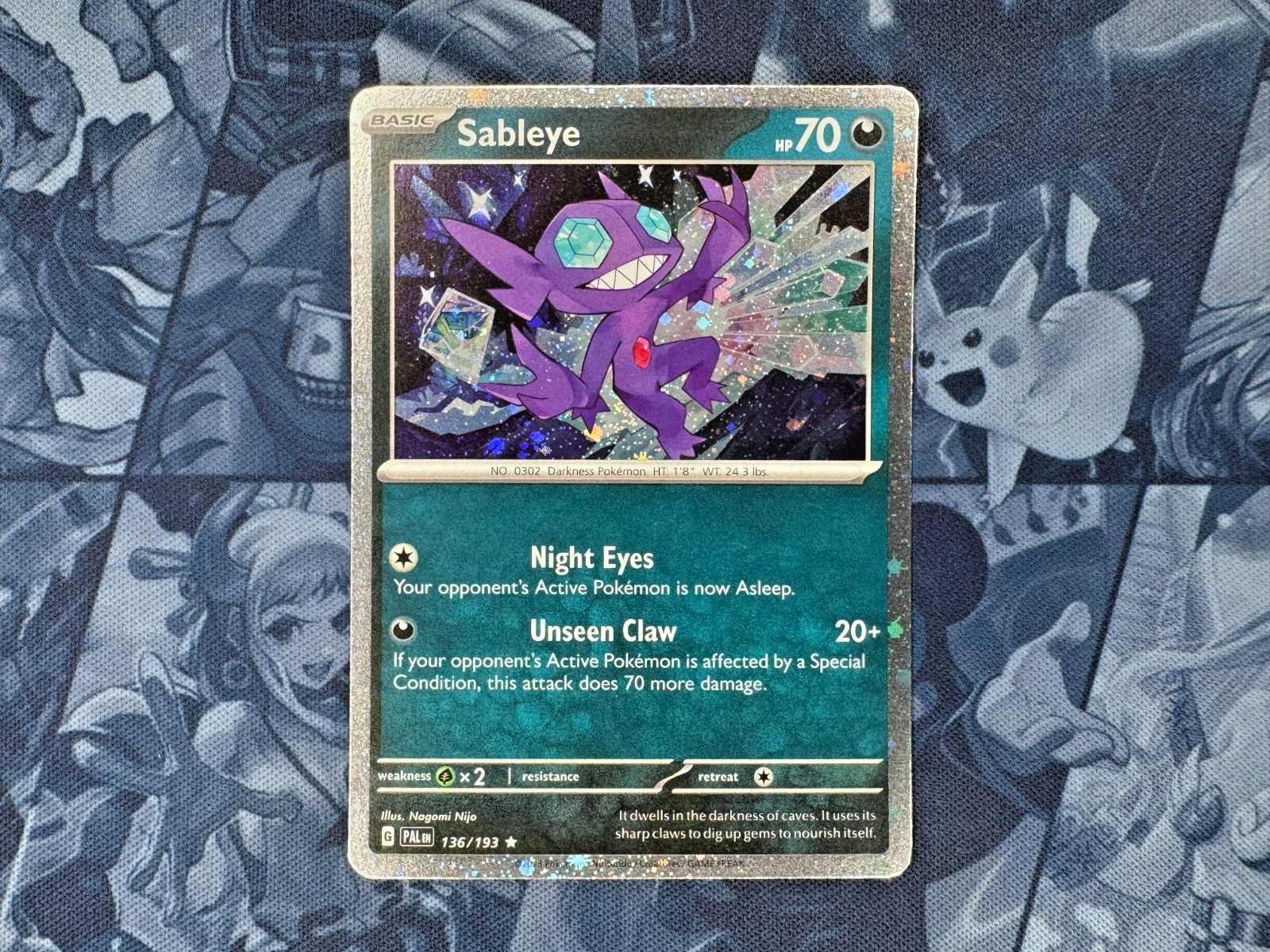 Pokemon Sableye 136/193 - Paldea Evolved - Usato