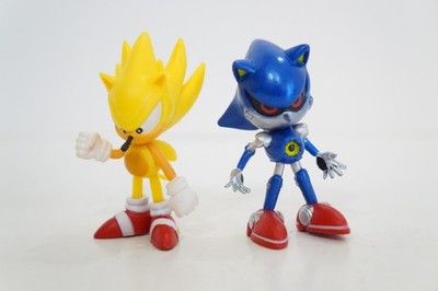 Sonic the Hedgehog Super Sonic & Metal Sonic SEGA Action Figure Lot