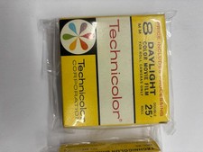 Vintage Technicolor 8mm Daylight Color Movie Film 25  Double Roll NOS Sealed Lot