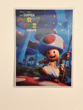 SUPER MARIO MOVIE TOAD HOLOGRAPHIC LENTICULAR STICKER CAR DECAL