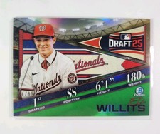 2025 Bowman Draft, Eli Willits Draft Night, Green Refractor /99