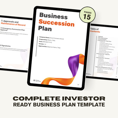 Businessplan Vorlage 0205 | Google Slides, Microsoft PowerPoint, MacOS Keynote