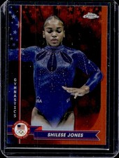 2024 Topps Chrome US Olympics Shilese Jones Orange Refractor #/25 USA