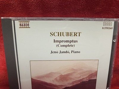 Schubert / Jeno Jando - Impromptus [Complete] (CD, 1989, Naxos) 8.550260