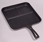 Vintage Cast Iron Wagner Ware Sidney O Bacon And Egg Breakfast Skillet 1101 D
