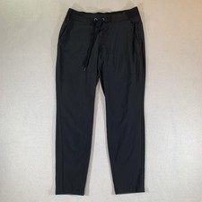 Athleta Midtown Ankle Pants Women's 6 Black Athleisure Activewear Tapered