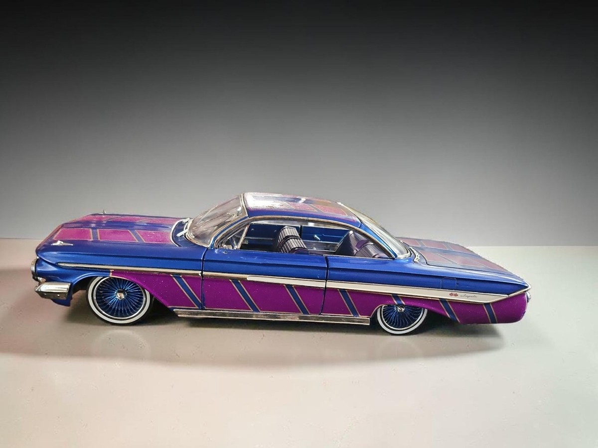 即完売THE BABYLONSYDE MA-1西海岸ローライダーチカーノBBOY 🔥MALIBU INTERNATIONAL 1/18 LOC RIDERZ 1961 CHEVY IMPALA SS