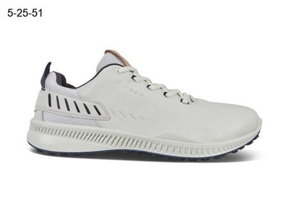 ECCO Mens S- Hybrid Golf Shoes Size 11-11.5 EU 45 White/Blue 151134 New