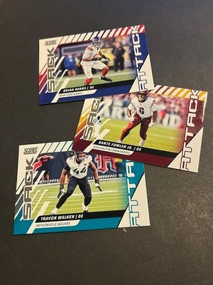 2025 Panini Score Football Sack Attack Singles A0438