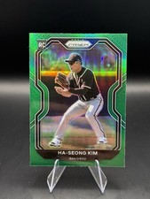 Ha-Seong Kim 2021 Panini Prizm Tier II Green Prizm #178 San Diego Padres Card