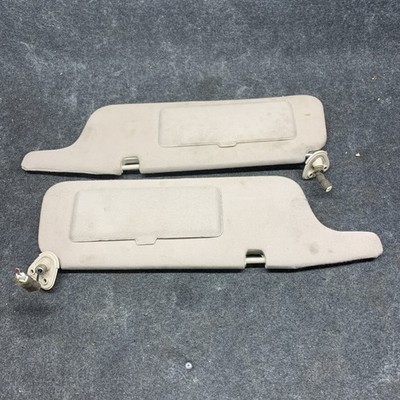 1992-1996 Toyota Camry DRIVER & PASSENGER SIDE SUN VISOR PAIR TAN CLOTH OEM
