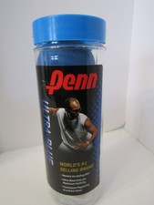 NEW PENN ULTRA-BLUE RACKETBALL CANISTER 3 BALLS