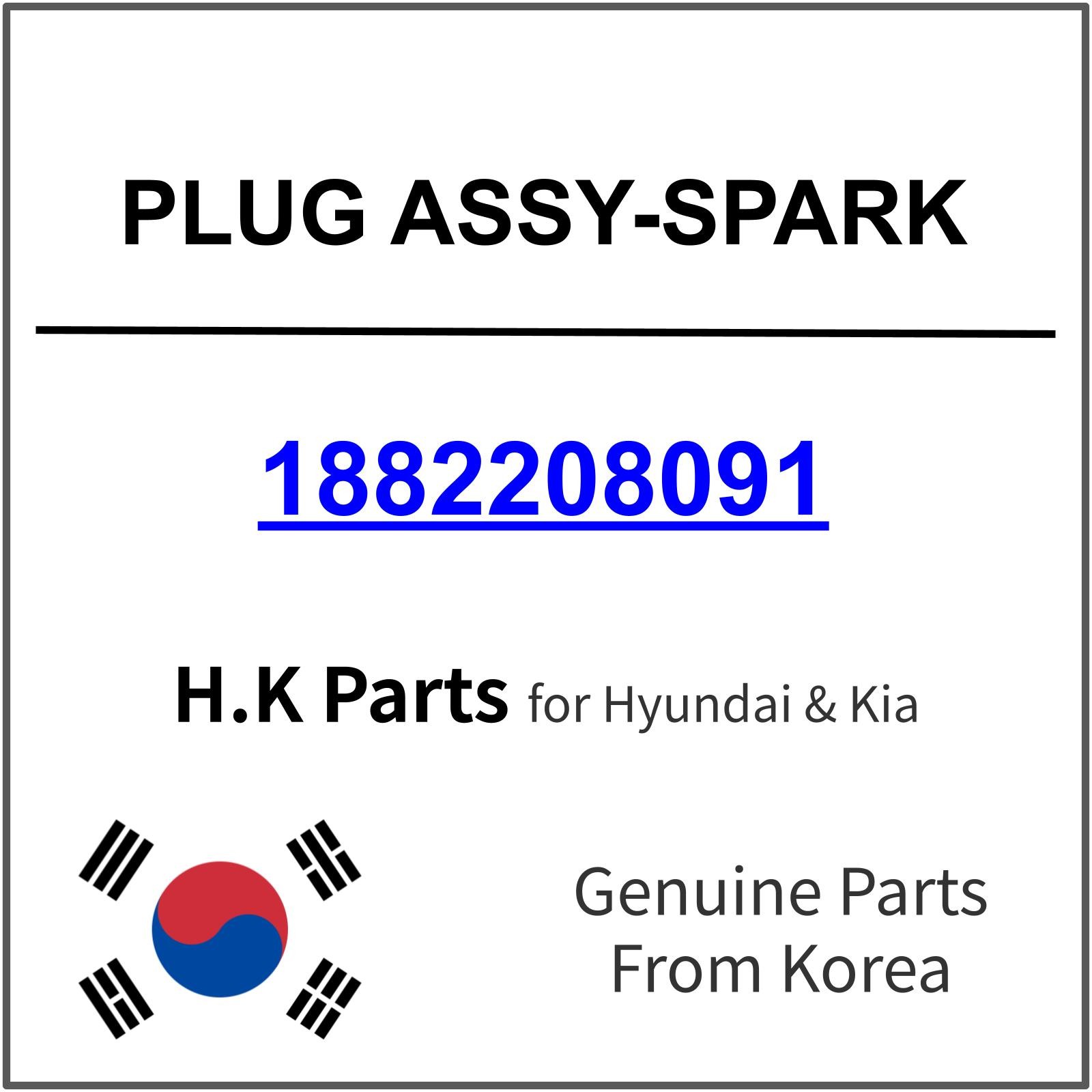 Genuine Hyundai Spark Plug 18822-08091 for Porter