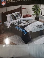 NFL CAROLINA PANTHERS TWIN/,XL TWIN SIZE BED IN A BAG