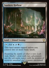 x1 Sunken Hollow R MTG Commander: Final Fantasy M/NM, English