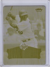 2006 Fleer MIGUEL TEJADA Lumber Company Yellow Printing Plate 1/1 #LC-20 Orioles