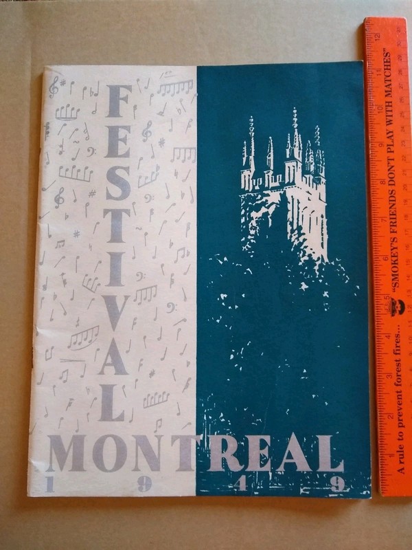 1949 Montreal Festival Program - Much Ado About Nothing Shakespeare