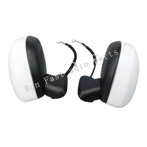 Black&White LH&RH Side Mirror 3Pins For Honda Fit/Jazz 2015-2020 US