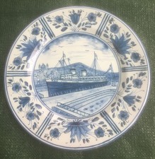 SS Rex  memorial decorative wall plate