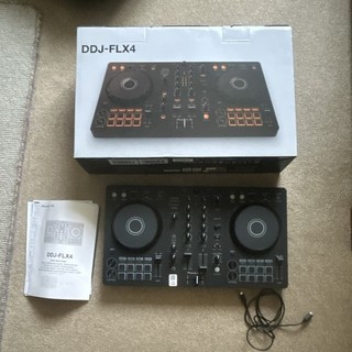 Pioneer DJ DDJ FLX4 2 Channel 2 Deck DJ Controller USB C PC/Mac Black