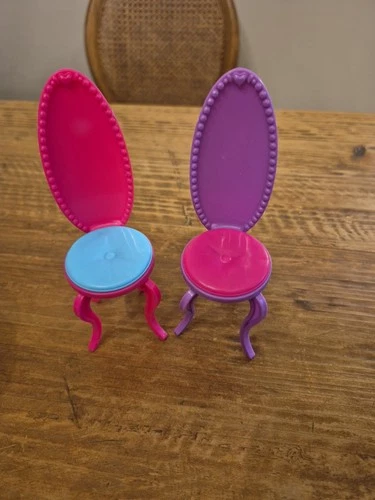 Barbie Princess Charm School Bedroom & Bath Playset REPLACEMENT CHAIRS Vintage