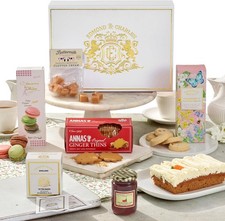Edmond & Charles Luxury Afternoon Tea Hamper | Premium Gift Box with Teas, Bisc