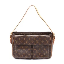 Louis Vuitton Vivacite GM Shoulder Bag Brown