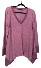 DOE & RAE Anthropologie Super Soft Long Sleeve Tunic Top Oversized M Shirt