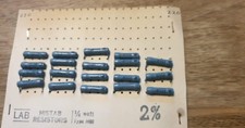 Various Vintage Rosenthal 1/4 Watt Dogbone Resistor 16mm Pitch (MR-100)