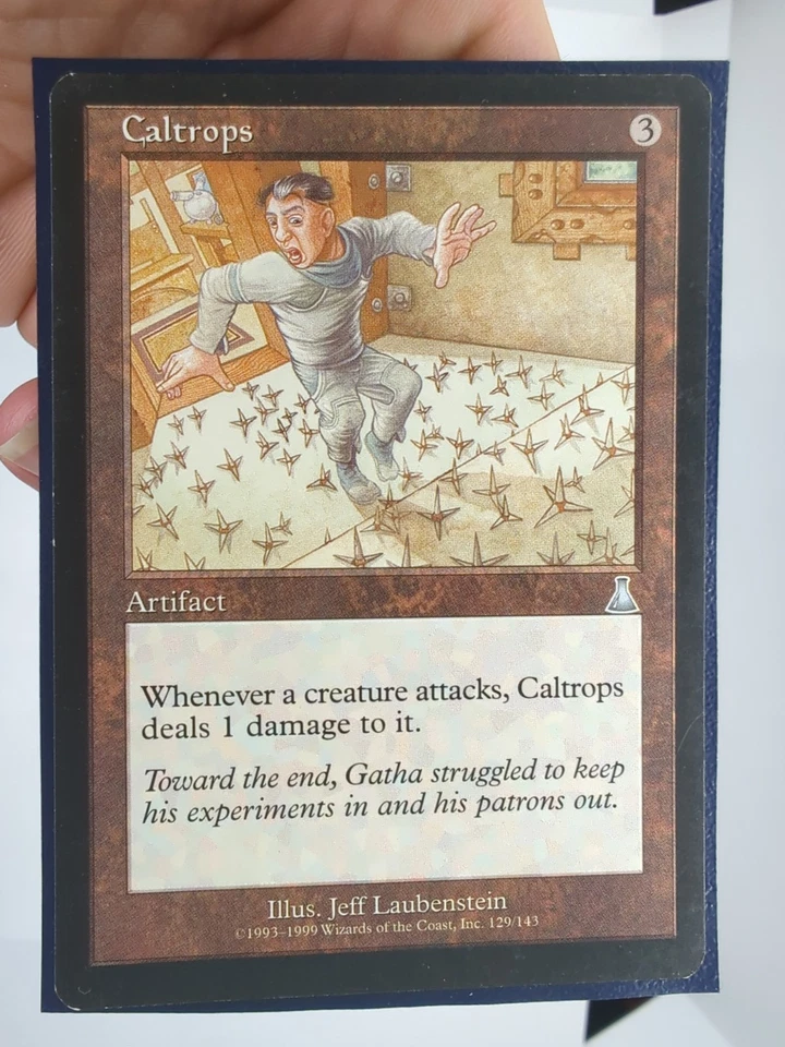 2x Caltrops Urza's Destiny DAMAGED Small Seller 💌 Fast Free Shipping! - Image 2 of 4