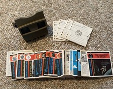 VINTAGE VIEW-MASTER SCIENCE LOT 75 REELS MODEL G VIEWER SEE COMPLETE LIST 