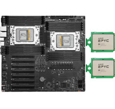 HUANANZHI H12D-16D SP3 Motherboard With 2x AMD EPYC 7532 32Cores CPU